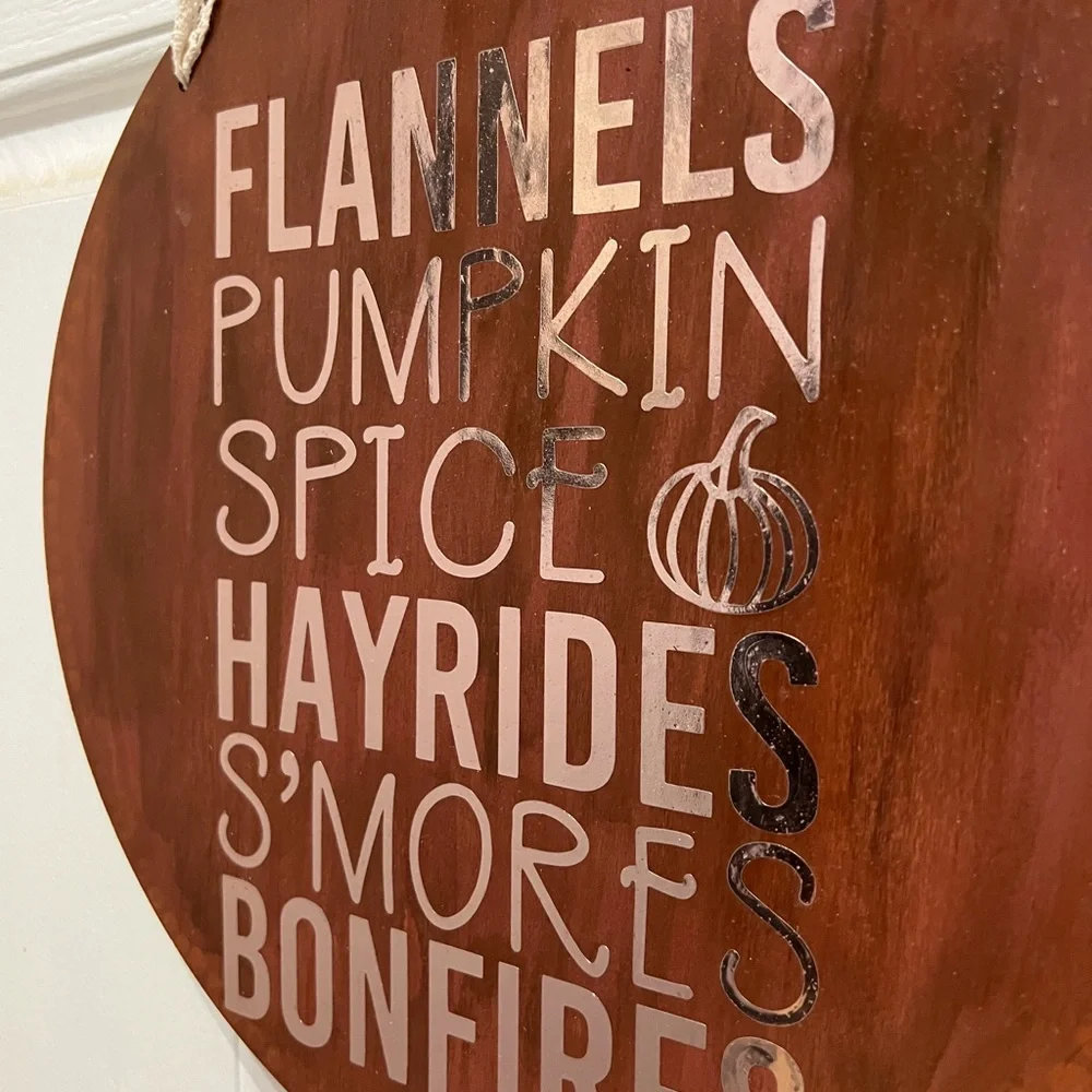 Handmade Fall Sign - Picture 2 of 2